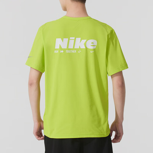 Nike (NIKE) official men's clothing 2025 summer new sportswear running fitness training suit comfortable breathable short-sleeved fashion T-shirt HV4882-389 M