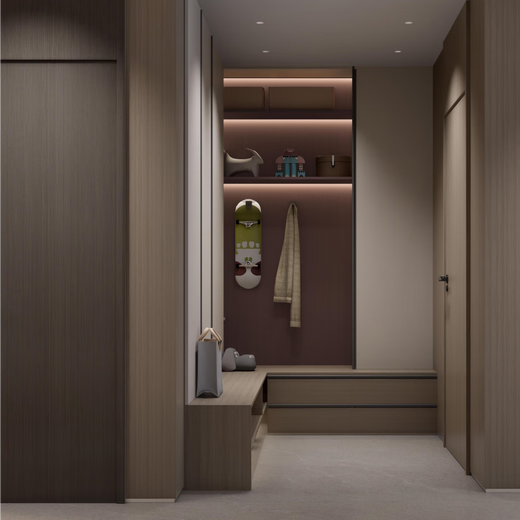 Jingdong whole house customized EGGER door wall cabinet customization package (8 wainscot panels + hydraulic damping hinges)