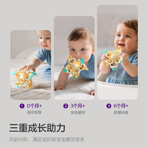 Avent Philips Avent Avent Manhattan atacando dientes de leche Grado mordisco Silicona para bebés