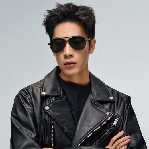 Mijia Xiaomi polarized sunglasses ultra-thin folding sunglasses square frame driving driving glasses light UV men pilot