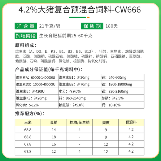 New Hope Liuhe Feed Premix Concentrated Pig Feed Suckling Pig Piglet Special Fattening and Nursery Pig Feed 40% Suckling Pig CW140 20kg