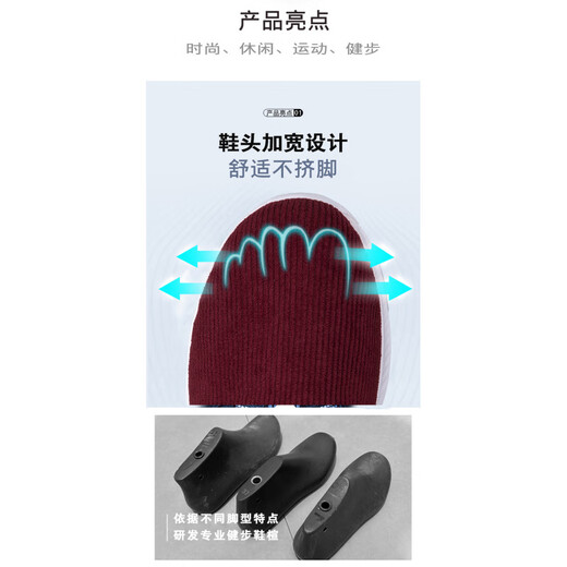 Adachiakis offizielle Website Wege fette Fußschuhe für Männer weiche Sohle Kicks Alte Peking-Stoffschuhe mittleren und älteren Lenkschuhe Daumen A9888 Herren Blue_ [Qualitätsinspektionspass] 38 _ [Standard-Fußgröße]