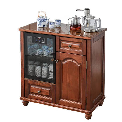 Yusenyi Tea Bar Шкаф Home Living Room Полностью автоматический интеллектуальный дозатор с твердым древесиной с дезинфекцией шкафа Новый китайский высококачественный высококачественный 9902 Полностью автоматический тепло льда