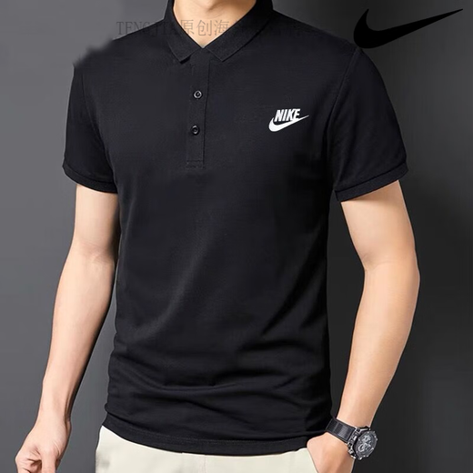 
Nike (NIKE) polo shirt men's short-sleeved 2025 spring lapel pure cotton casual business sports T-shirt FN3895 FN3895-010/pure cotton S /100-120Jin [Jin equals 0.5 kg]