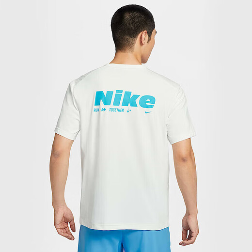 耐克（NIKE）短袖半袖T恤男装 夏季新款跑步健身训练服透气快干宽松体恤上衣 hv4882-100/dri-fit快干 120 M /建议-130斤