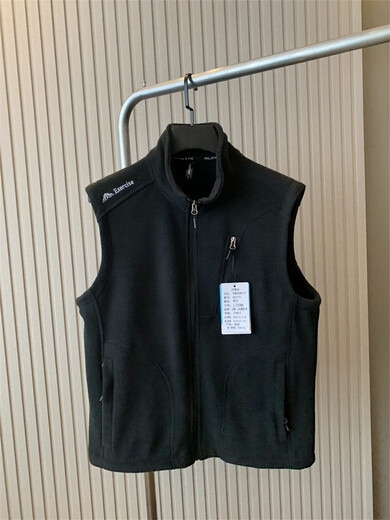 
Zhidou Dou reputation bull product for men and women same autumn and winter warm fleece horse clip vest outdoor sports sleeveless fleece men dark gray 9277A 4XL