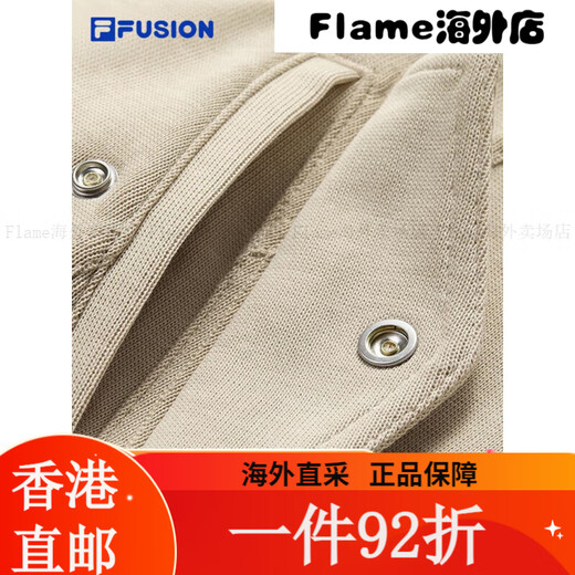 Fila Fila Fusion Trendy Brand Stricke langärmelige Jacke für Männer 2025 Frühling neuer Stil Mode Casual Lose L