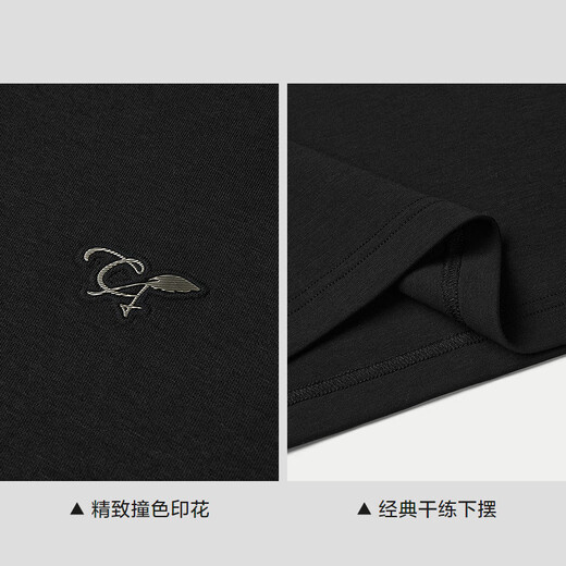 HLA Heilan Long Sleeve POLO Shirt Men's 25 Light Business Chic Ageless Iron-Free Long Sleeve Men's Autumn