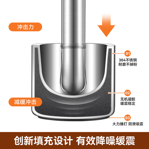 ZWILLING German-made 316 stainless steel garlic pounder, garlic pounding bowl, garlic press, multifunctional garlic mortar, 316 stainless steel pounding bowl