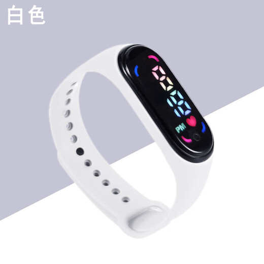 Neues M7 -Armband Männer und Frauen Modetorte Schwimmen wasserdichte Studenten Uhren und Frauen Touch LED Electronic Watch Grau