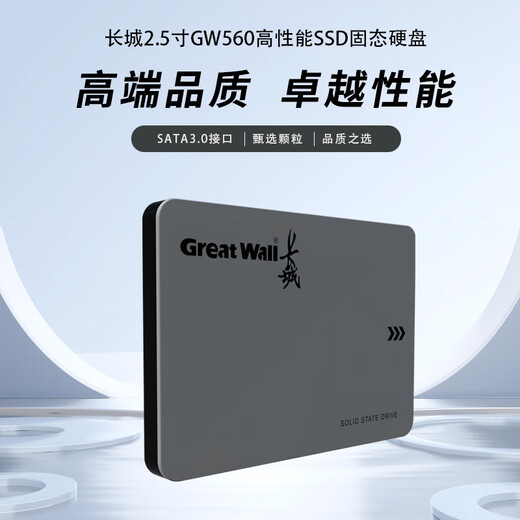 Disque SSD Great Wall 8 to SATA3.0 interface vitesse de lecture 540 mo/s ordinateur de bureau/ordinateur portable universel série GW560