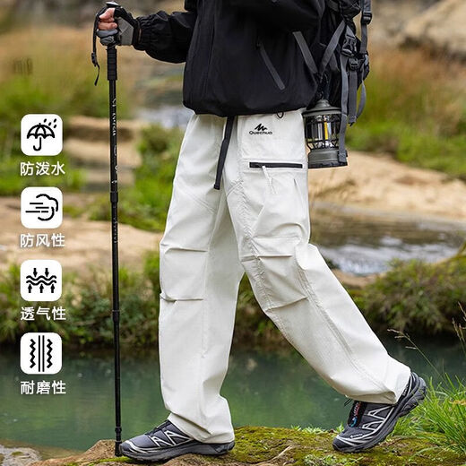 Jeep Spirit Charge Pantalon Spring and Automne Couples 'Travail Functional Pantalon Outdoor Windprooter Imperproof Mountalnering pantalon 695-OSIDIAN Black (Three Defense Technology) S (95-120Jin [Jin est égal à 0,5 kg]))