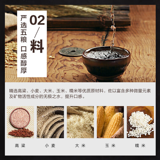 Gujing Gongjiu, vintage puree Gu8, strong-flavor liquor, 50 degrees, 500ml*2 bottles, gift box
