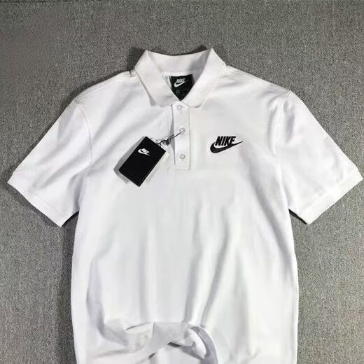 耐克（NIKE）2025夏季男子百搭针织POLO衫运动休闲翻领短袖T恤FN3895-010 白色 S