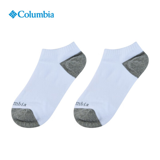 Columbia哥伦比亚户外男女通用时尚双色组合一对装运动袜RCS673 WH1 L