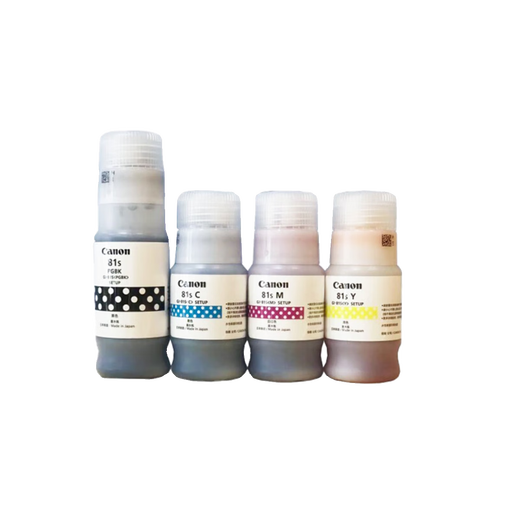 Canon Original GI-81 Tinte für G1830/31/G3830/3831/32/33/36G3820/3890/4870 Spezial GI-81C Blau [ein Paket]