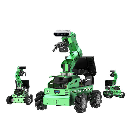 Fantasy ROS2 Robot Ai Modèle incarné Intelligent 3D Deep Vision Slam Map Navigation and Move Jetrover Raspberry Pi Robot Arm Jetsonnano Smart Car [Châssis trois-en-un] Edition ultime G4 Radar + Boîte en aluminium + Map Table de sable Jetson Nano