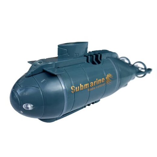 Ultra-kleines Mini-Fernbedienungs-U-Boot Ladesteuerung drahtloser Fernbedienung Schnellboot kreatives Kinderspielzeug Elektromotierter Schwarzes Atom-U-Boot-49MHz-Ladekabel-Send-Fernbedienung Batterie + Werkzeug