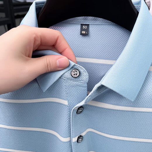 Camiseta de manga corta para hombres clásicos Camiseta de manga corta Polo Polo Paul Lapa de moda Camiseta Top Top de gran tamaño de moda