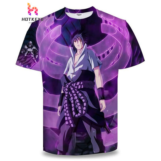 
Yamamori Nanshi 2025 short-sleeved Naruto anime series T-shirt 3D printed trendy casual tops Xiao Quan family photo TXU1504 S suitable for 80-90Jin [Jin equals 0.5 kg]
