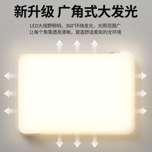 大观园客厅吸顶灯现代简约大气客厅主灯侘寂风新款主卧室房间吸顶灯427E 120W 4859-白色-97cm-无极