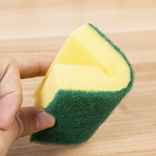 Dishwashing sponge, pot sponge block, kitchen dishwashing scouring pad, 3 sponge wipes