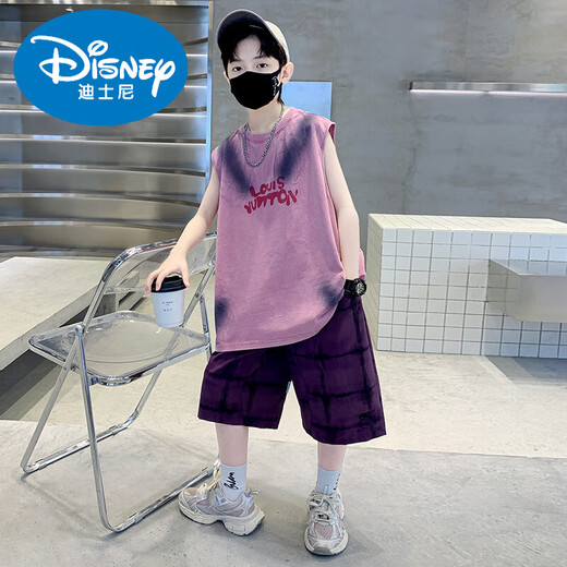 Disney Boys Vest Set Summer 2025 Новый детский костюм с середины до большого