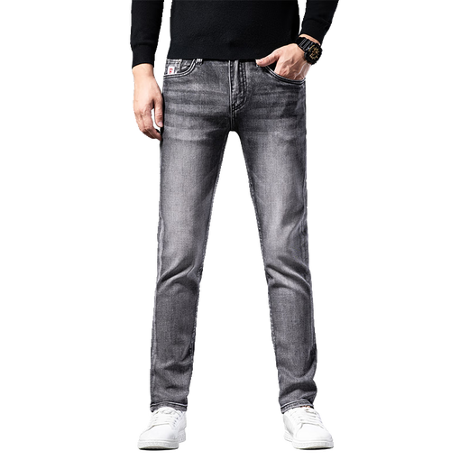Falamone Armani Herrenkleidung 2025 Sommer High-End-Herrenkleidung Jeans schlanke elastische Beine reine Baumwolle lässige lange Hosen Armani 9923 Modelle 28 Zwei Fuß-Eins