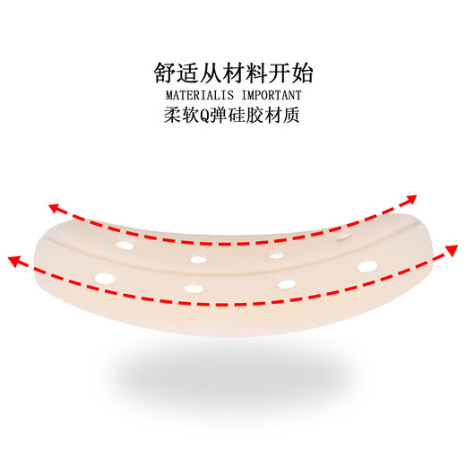 Silicone shoulder strap anti-slip artifact bra underwear shoulder strap anti-slip anti-slip shoulder fixator traceless pressure reducing invisible patch 2 pairs of skin color holes