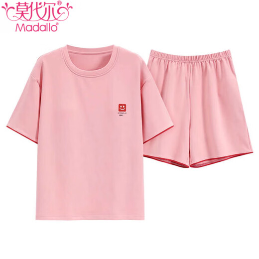 
Modal 2025 new pajamas for women in summer pure cotton shorts shorts sweet casual sports home clothing suit can be worn outside Z9856 M [recommended to wear 80-100Jin [Jin equals 0.5 kg]]