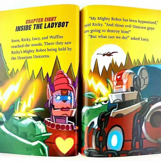 Beijing Auswählen Sie VIMENG ROBOTE Version 9 Punkte Mighty Robot Gift Box Pack Full Color English Children's Book Point Reading Version kostenlos Video Marvel Graded English Lesen 31 Bände (No Box) Geschenkbox Pack