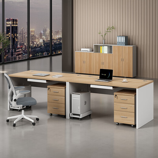 Yum Sheng Feng staff office desk and chair combination simple modern office desk single-seat furniture staff table