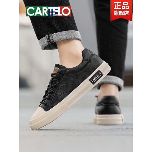 Katiles Crocodile Chaussures pour hommes décontractées Chaussures en cuir masculin Chaussures de sport pour hommes Chaussures en cuir authentiques Gleant Bleu Ice-7374-quatre saisons 40 Taille de chaussures de sport standard
