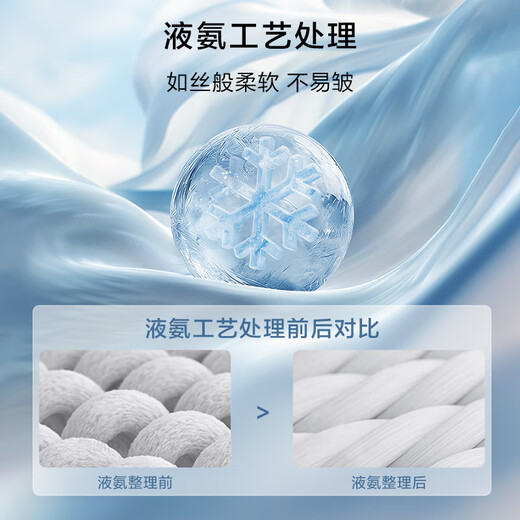 Mr. Bu Bu men's inner wear T-water soft cotton pure cotton short-sleeved spring and summer basic long-staple cotton cool small white T off size water-soft cotton T Haoyue white M (170)