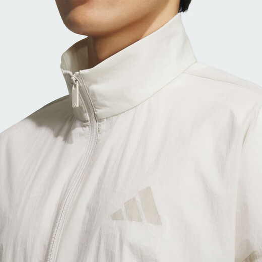 阿迪达斯（adidas）外套男装 新款春秋季运动服潮流时尚休闲服出行锻炼梭织立领夹克 JZ8410 M