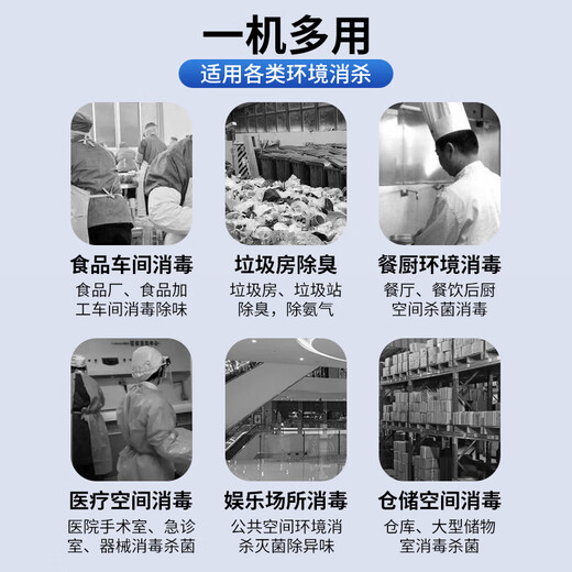 EVANLEY German ozone generator sterilizer mobile large industrial food factory packaging workshop breeding farm garbage room purify air deodorization disinfection sterilization ozone machine 40g/h new upgraded model