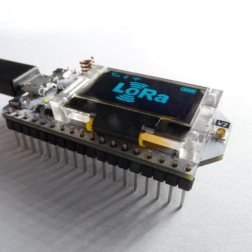 山头林村LoRa32兼容Arduino开发板SX1278ESP32芯片OLEIF 升级版 白色