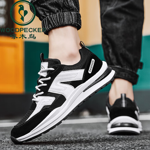 Padpecker Zapatos para hombres de gran tamaño Summer 45 zapatos para hombres 46 zapatos deportivos 47 zapatos casuales 47 más 48 zapatos de malla transpirable H9903 White and Blue Mesh 45