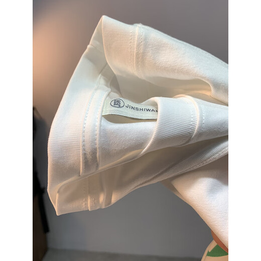 Pierre Cardin 2025 Neue Modemarke Loous Bärenbrief drucken rundes Hals kurzärmeliges T-Shirt für Männer schlankes Baumwoll halbärmelig T-Shirt Weiß 5JSW9923 M geeignet für 90-108jin [Jin gleich 0,5 kg]