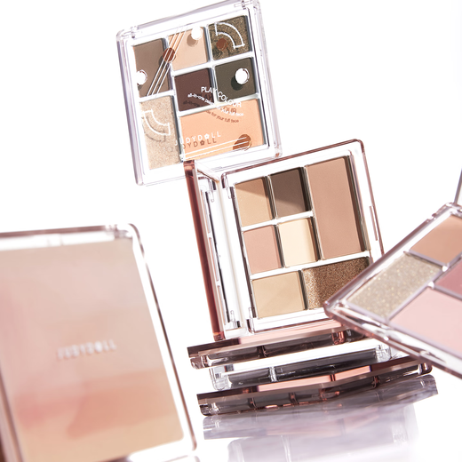 Judydoll Fun Lidschatten-Palette mit sieben Farben, Erdfarben, Rouge, Highlight-Kontur, 26 beliebte Erdfarben