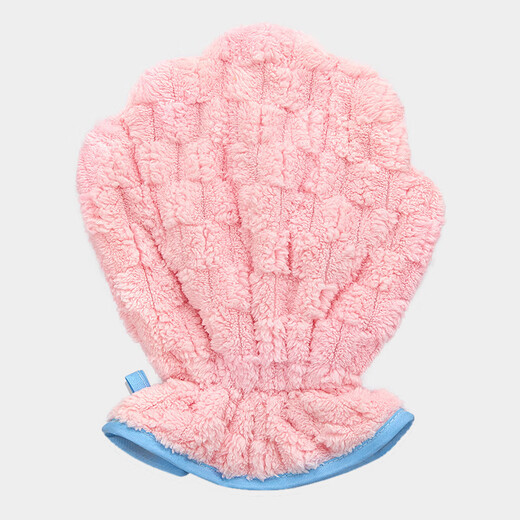 Pet dog bathing strong water-absorbent thickened gloves towel bath towel Teddy Bichon bath towel quick-drying cat bathrobe single pink magic gloves