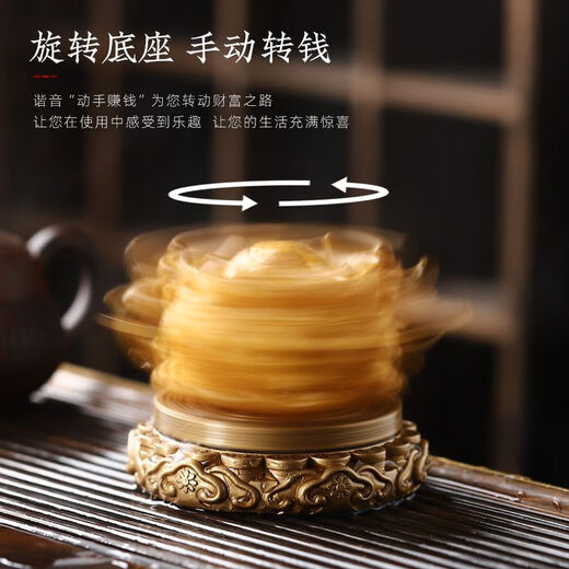 Hanpoke changes color when exposed to water, and the Pixiu changes color when it comes to water. Fun tea pet tea table, tea table, and tea ceremony accessories. Time comes and turns - water spray Pixiu turns gold.