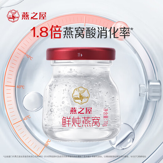 
Swallow House Fresh Stewed Bird's Nest Rock Sugar Instant Eating Eat 70g*7 Bottles Gift Nutritional Products Starry Glory Style 70g*336 Bottles* Year Set [7 bottles per week]