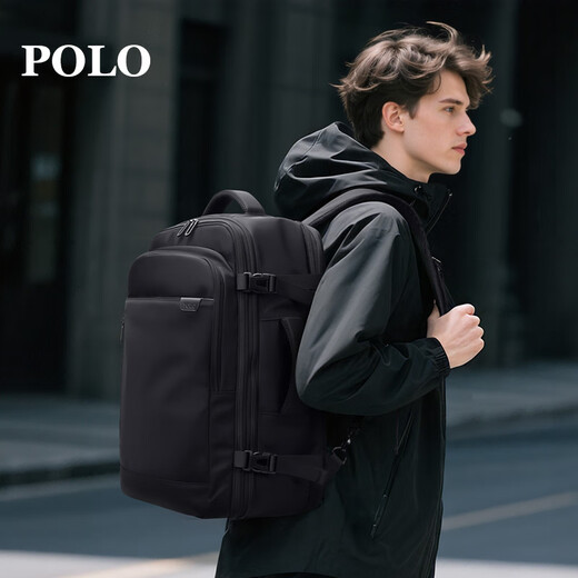 
POLO backpack for men's expansion travel backpack 16/17.3-inch computer schoolbag multi-component business travel bag