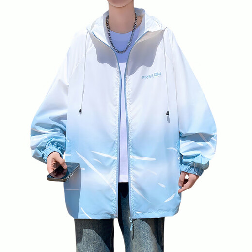 Aoji Highschool-Schüler Kleidung für Männer Eis Silk Boys Junior High Schools Sommer 2025 Neue Jacke für Teenager und Big Children's Atmable Tide 6626 Green (einteilige Jacke) Qualität Upgrade L 90-110jin [Jin gleich 0,5 kg]