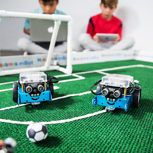 
MAKEBLOCK Children's Innate Made mBot2 Children's Programmable Intelligent Education Robot Toy Car Python Educational Toy Thinking Training mbot Remote Control Set (including mbot + Bluetooth Remote Control)