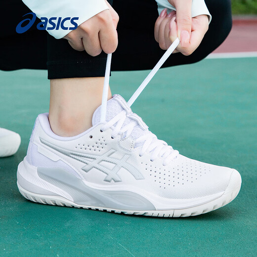 Asics women's shoes tennis shoes spring new professional wear-resistant training sports shoes GEL-CHALLENGER 15 1042A294-101 37