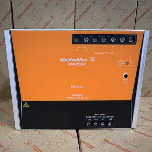 Weidmüller PRO ECO3 960W 24V 40A switching power supply module 1469560000 rail mounting 40A 960W x 24V