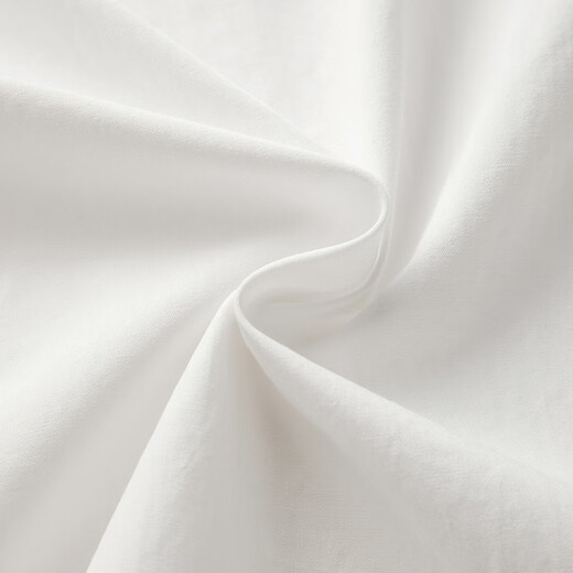 Spätes weißes neues Produkt, 100 % Baumwolle, Damen-Shirt, locker, groß, künstlerischer Stil, High-End-Temperament-Top, weiß, M