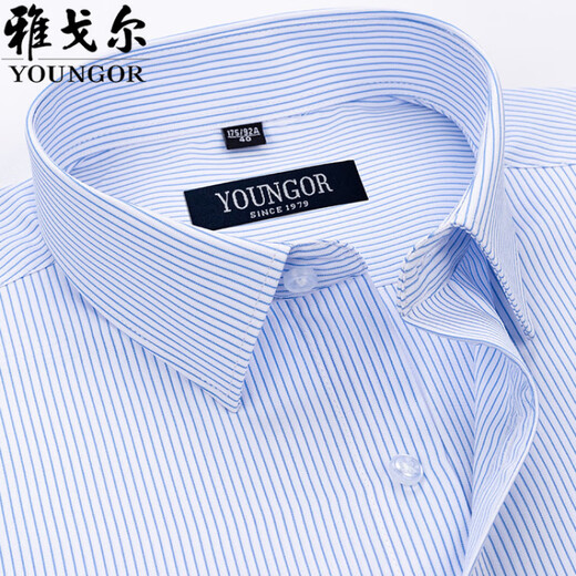 Yager Flaggschiff offizielles Geschäft für Kurzärärmel-Shirt für Herren Hemd Pure Cotton Business Casual Professional Anzug Anti-